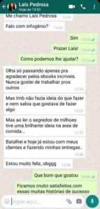 Depoimento Lais Pedrosa