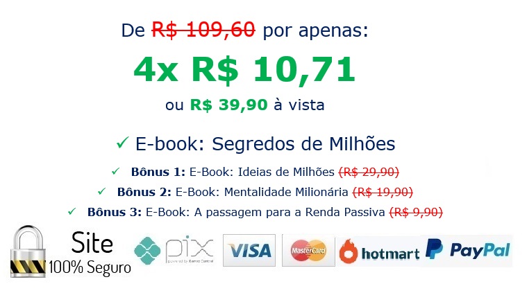 Hotmart - Combo Segredos de Milhões 1