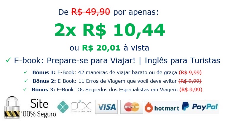 Hotmart R$ 20,01 - Inglês para Turistas