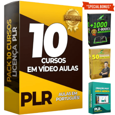 BANNER QUADRADO - CURSOS PLR EM VÍDEO