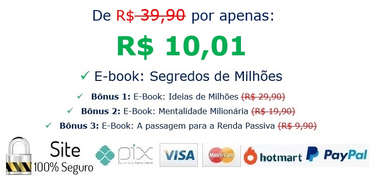 Hotmart - Combo Segredos de Milhões (Promocional)