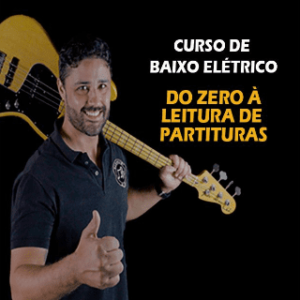 Curso de Baixo Elétrico - do zero a noções de partitura