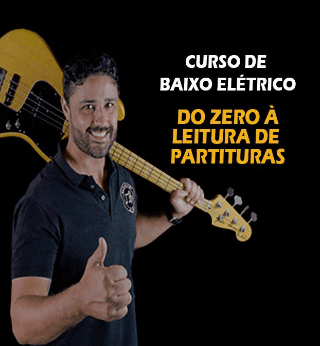 Curso de Baixo Elétrico - do zero a noções de partitura