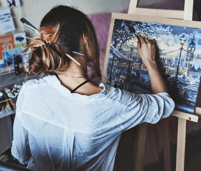 Curso de Desenho e Pintura em Tela