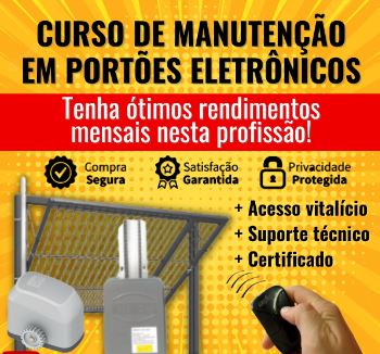 Curso de Manutenção em Portões Eletrônicos