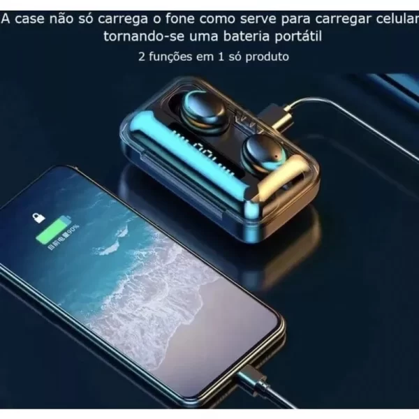 Fone De Ouvido Sem Fio F9-5 3